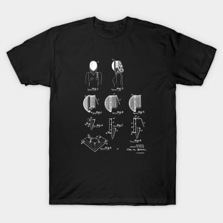 Fencing Mask Vintage Patent Drawing T-Shirt